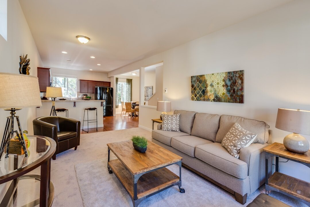 organized living room